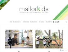 Tablet Screenshot of mallorkids.com
